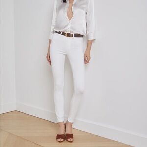 L’AGENCE WHITE MARGUERITE SKINNY JEAN